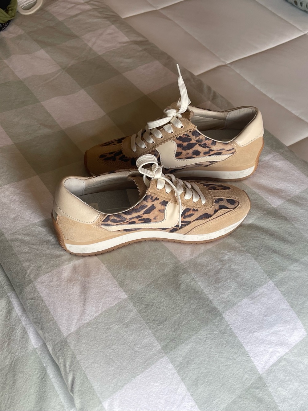 Dolce Vita Notice Sneakers Light Leopard womens sz 7.5 - Picture 4 of 4
